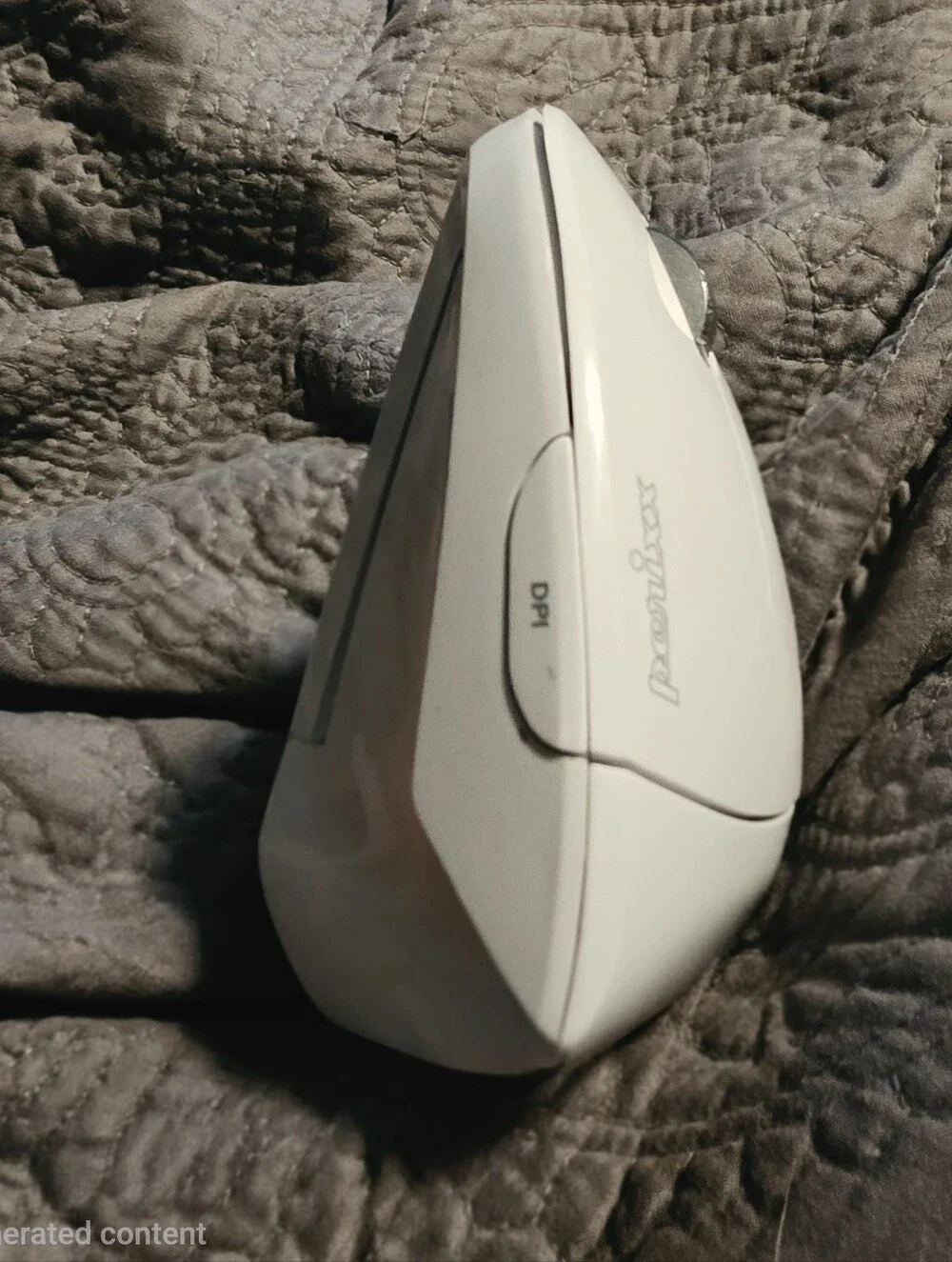 Perixx PERIMICE-813W Bluetooth Vertical Mouse - Wireless 3-in-1 Multi-Device Spe